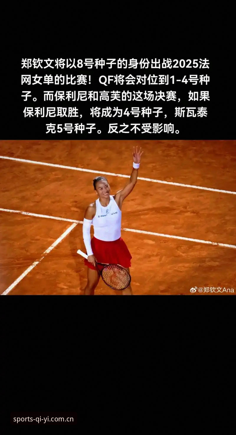 奇异果体育赛事分析 法网女单签表深度解析:郑钦文保分攻坚全程指南